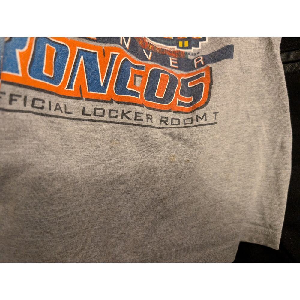 Starter Denver Broncos 1998 AFC Champions Shirt Size Large - Picture 7 of 8
